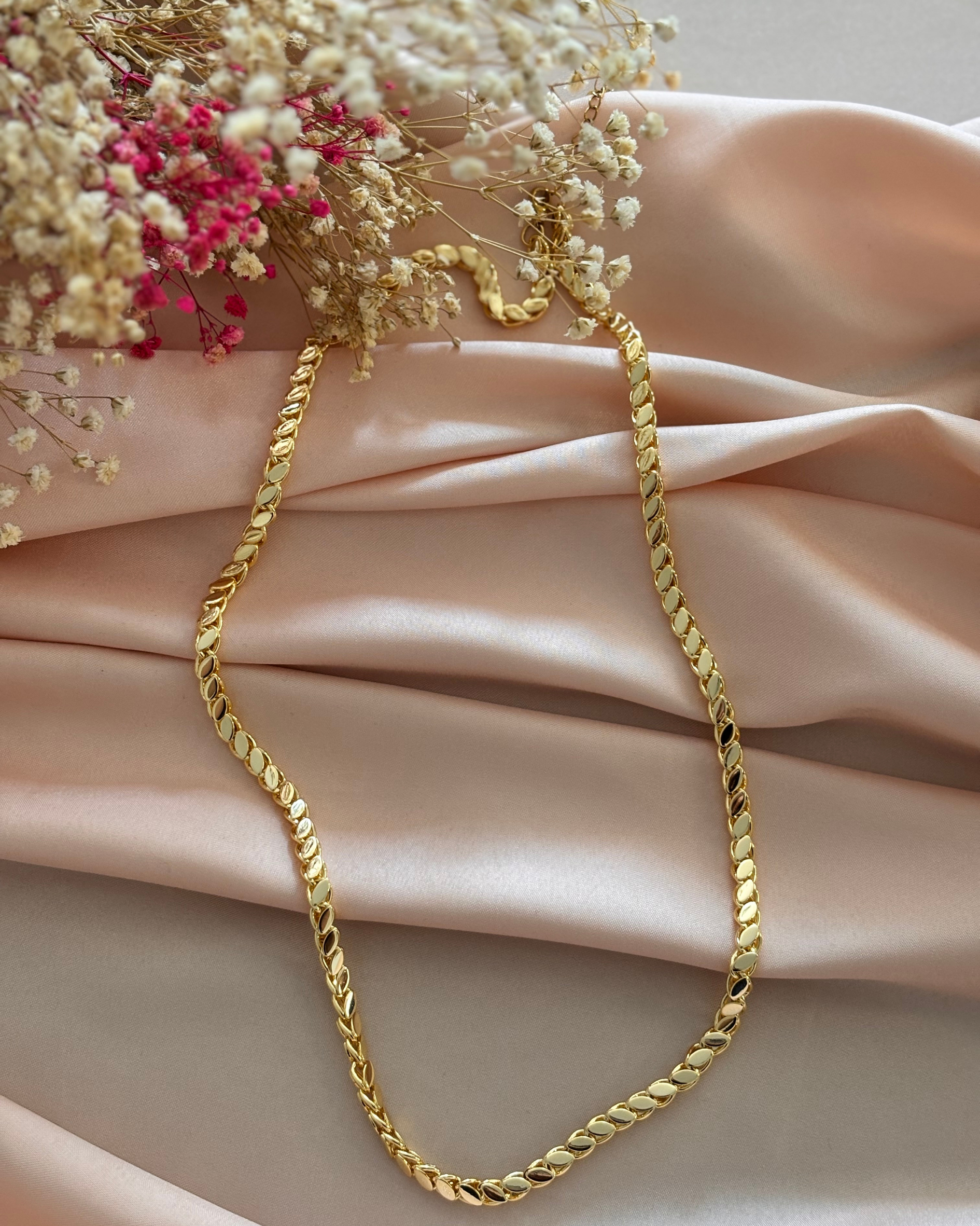 Gold Damla Model Zincir Kolye